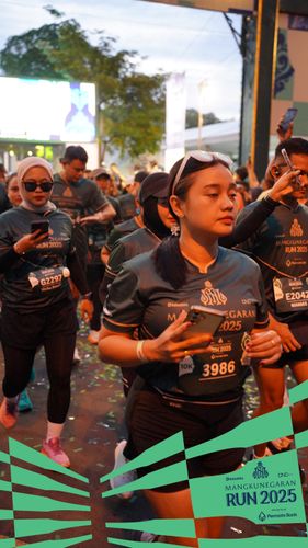 Race photo from Mangkunegaran Run 2025