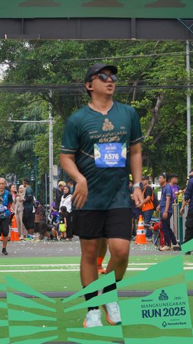 Race photo from Mangkunegaran Run 2025