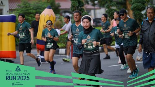 Race photo from Mangkunegaran Run 2025