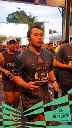 Race photo from Mangkunegaran Run 2025