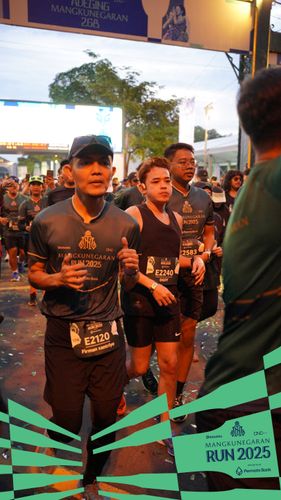 Race photo from Mangkunegaran Run 2025