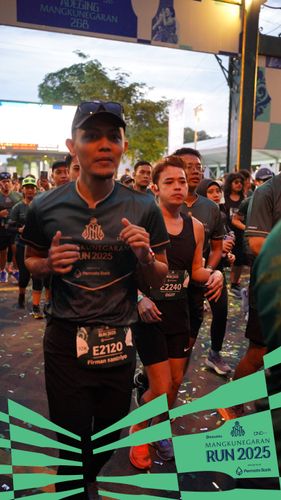 Race photo from Mangkunegaran Run 2025