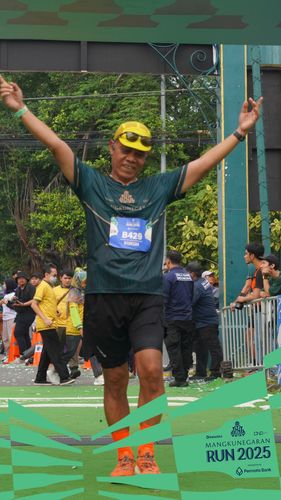 Race photo from Mangkunegaran Run 2025