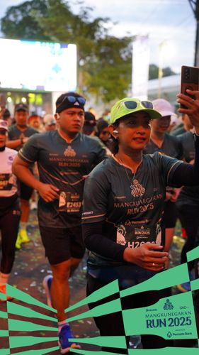 Race photo from Mangkunegaran Run 2025
