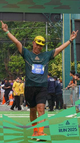 Race photo from Mangkunegaran Run 2025