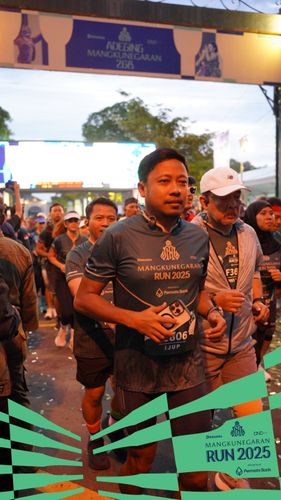 Race photo from Mangkunegaran Run 2025