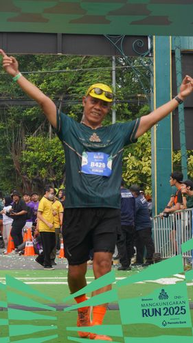 Race photo from Mangkunegaran Run 2025