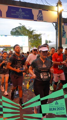 Race photo from Mangkunegaran Run 2025