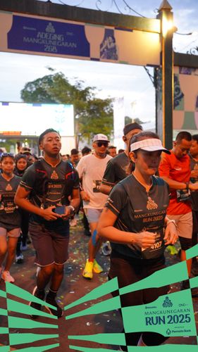 Race photo from Mangkunegaran Run 2025