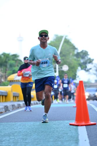 Race photo from KEMLU RUN 2025