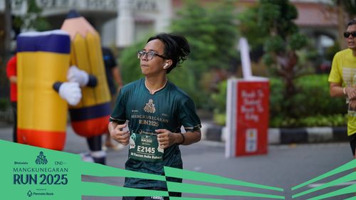Race photo from Mangkunegaran Run 2025