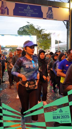 Race photo from Mangkunegaran Run 2025