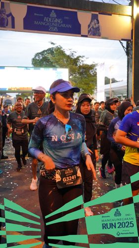 Race photo from Mangkunegaran Run 2025