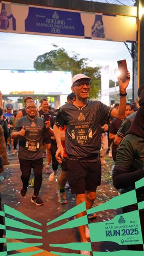 Race photo from Mangkunegaran Run 2025
