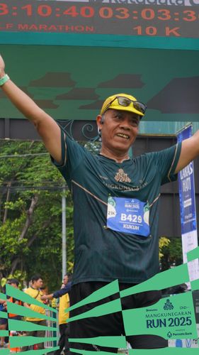 Race photo from Mangkunegaran Run 2025