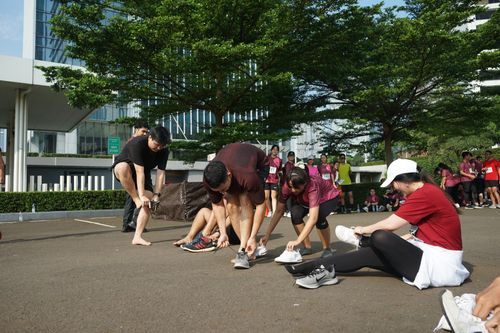 Race photo from Assurance Fun Run 2024