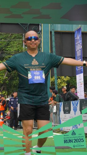 Race photo from Mangkunegaran Run 2025