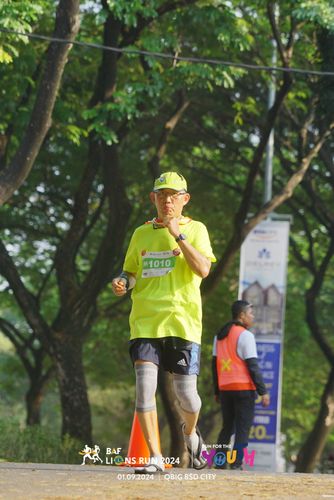 Race photo from BAF LIONS RUN 2024