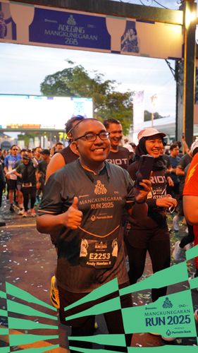 Race photo from Mangkunegaran Run 2025