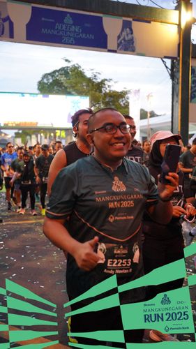 Race photo from Mangkunegaran Run 2025