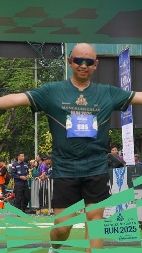 Race photo from Mangkunegaran Run 2025