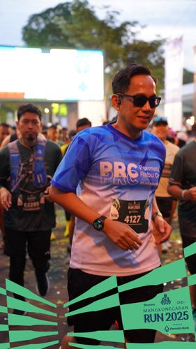 Race photo from Mangkunegaran Run 2025