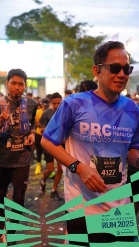 Race photo from Mangkunegaran Run 2025