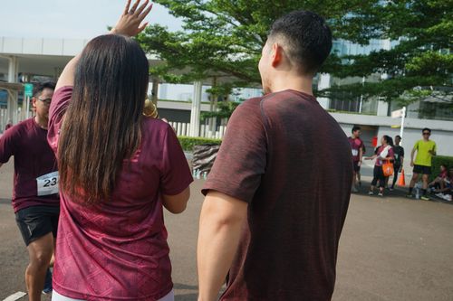 Race photo from Assurance Fun Run 2024