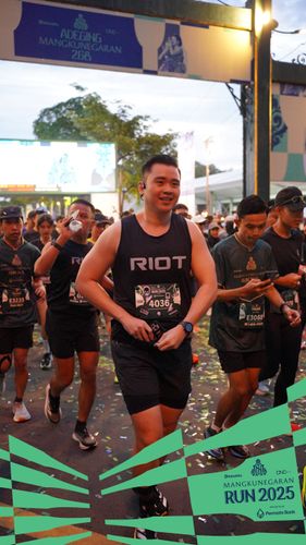 Race photo from Mangkunegaran Run 2025