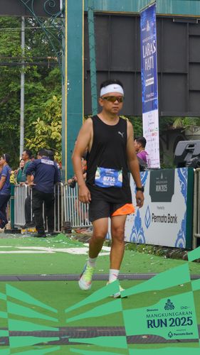 Race photo from Mangkunegaran Run 2025