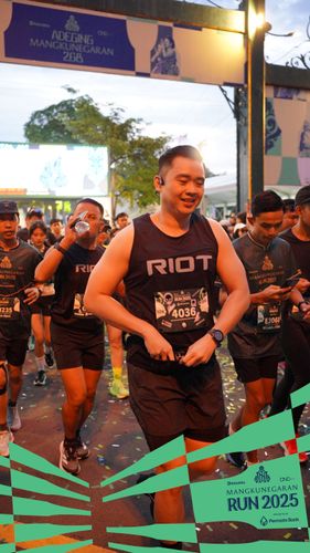Race photo from Mangkunegaran Run 2025