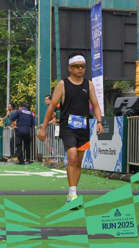 Race photo from Mangkunegaran Run 2025