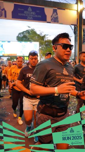 Race photo from Mangkunegaran Run 2025
