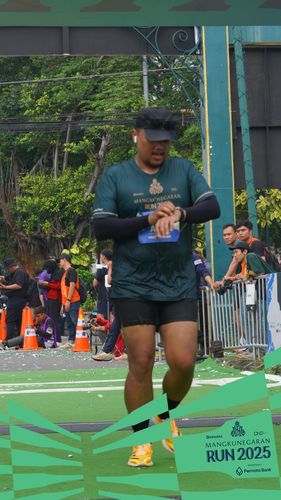 Race photo from Mangkunegaran Run 2025