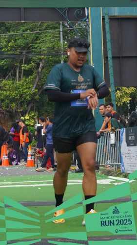 Race photo from Mangkunegaran Run 2025