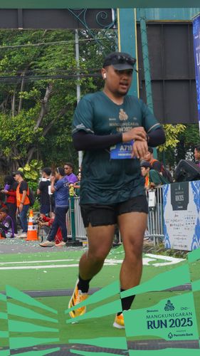 Race photo from Mangkunegaran Run 2025