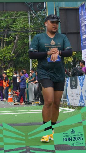 Race photo from Mangkunegaran Run 2025