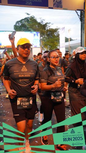 Race photo from Mangkunegaran Run 2025