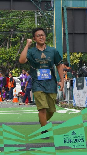 Race photo from Mangkunegaran Run 2025