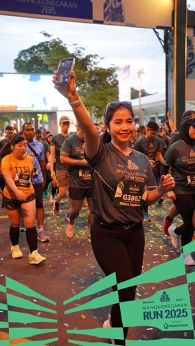 Race photo from Mangkunegaran Run 2025