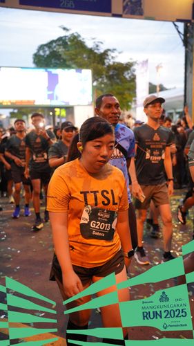 Race photo from Mangkunegaran Run 2025