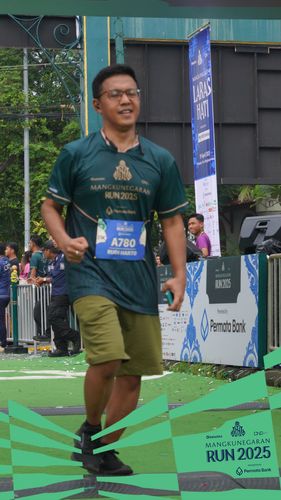 Race photo from Mangkunegaran Run 2025