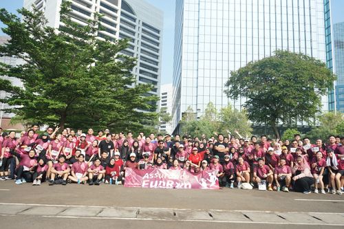 Race photo from Assurance Fun Run 2024
