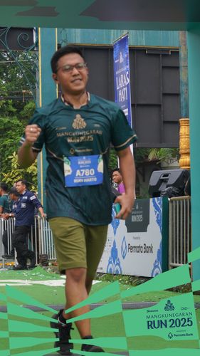 Race photo from Mangkunegaran Run 2025