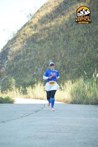 Race photo from Kelud Vertical Challenge 2024