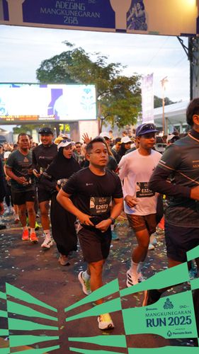 Race photo from Mangkunegaran Run 2025