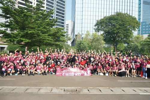 Race photo from Assurance Fun Run 2024