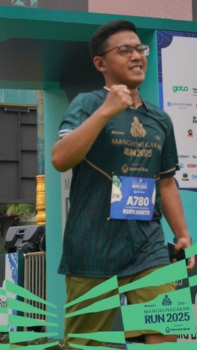 Race photo from Mangkunegaran Run 2025