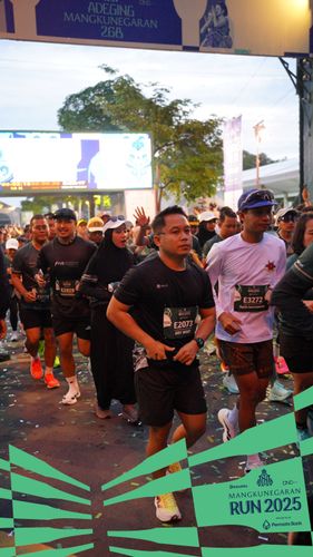 Race photo from Mangkunegaran Run 2025