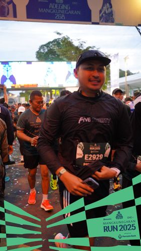Race photo from Mangkunegaran Run 2025